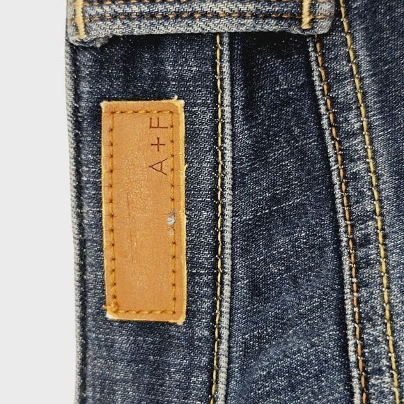 Abercrombie & Fitch Jeans Women's 28/6S Harper Ankle Blue Distressed Low‎ Rise - Picture 10 of 13